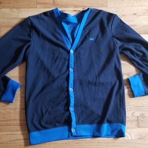 Vans cardigan navy blue. Light material